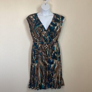 Glamour Leopard Dress Sz 12
